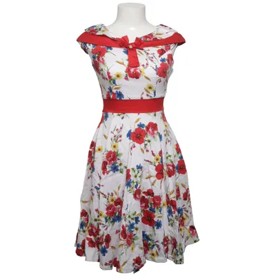 Dress (White, Red, Blue) from Hearts & Roses Cotton, Elastane