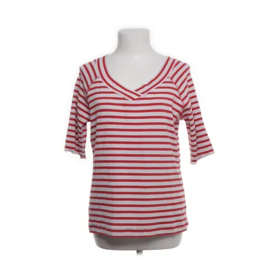 Top (Rood, Wit) van Marc Cain Katoen, Elastaan