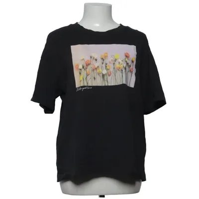 T-shirt (Svart, Flerfärgad) från Monki Bomull