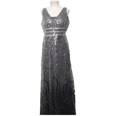 Evening gown (Gray, Silver) from Faeriesty Elastane, Polyester