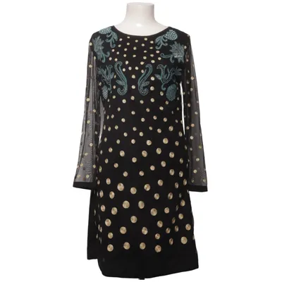 Robe (Noir, Or, Bleu) de Almatrichi Coton, Polyester