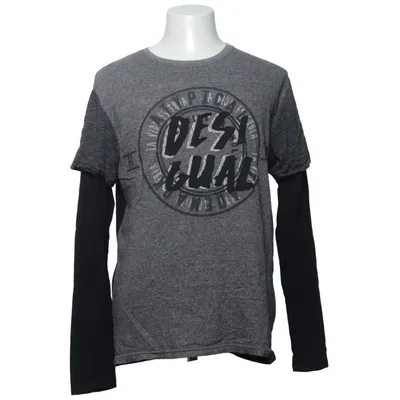 Lange mouwen shirt (Grijs, Zwart) van Desigual Katoen