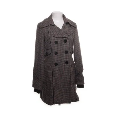 Frakke (Brun, Flerfarvet) fra Vero Moda Denim Polyester, Uld, Akryl