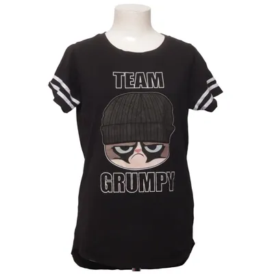T-shirt (Zwart) van Grumpy Cat Katoen