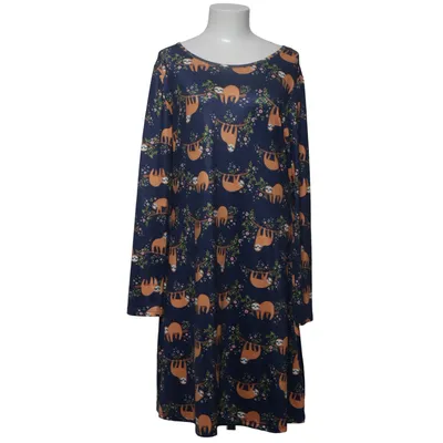 Klänning (Blå, Flerfärgad) från Fancyqube Elastan, Polyester