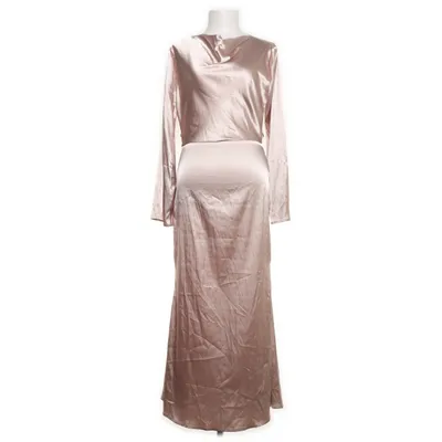 Maxikjole (Beige) fra Shein Elastan, Polyester