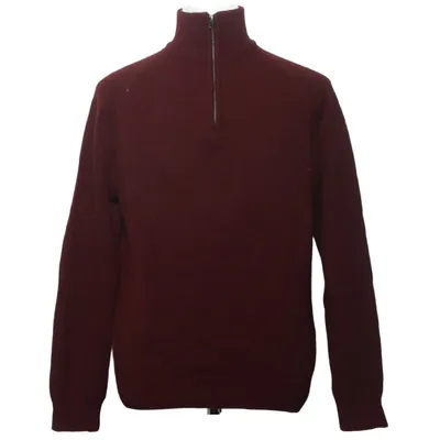 Sweater (Red) from Dressmann Polyamide, Wool