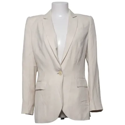Blazer (Beige) fra By Malene Birger Linned, Silke, Viscose, Uld