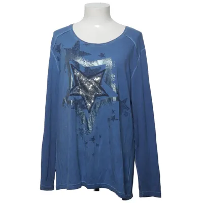 Lange mouwen shirt (Blauw) van Frank Walder Katoen, Elastaan, Modal