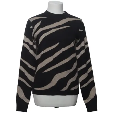 Sweater (Sort, Beige) fra Object Genanvendt polyester, Viscose