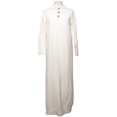 Dress (White) from Boohoo Acrylic, Elastane, Recycled polyester, Wool
