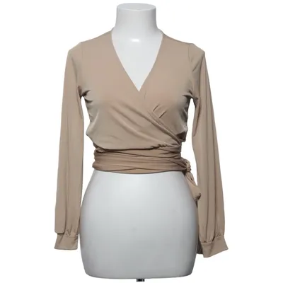 Wikkeltop (Beige) van Fashion Nova