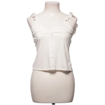 Tank­top (Weiß) von Divided by H&M Elasthan, Polyester, Baumwolle