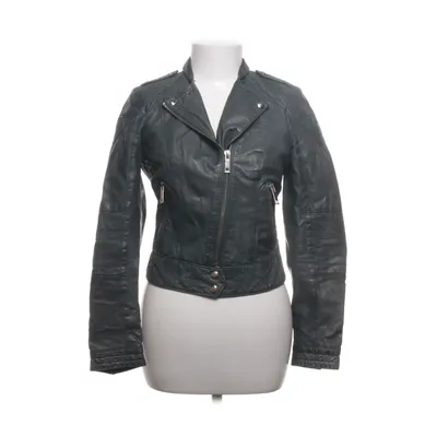 Bikerjacka (Grå) från Jofama by Marie Serneholt Skinn, Polyester, Viskos