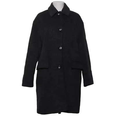 Coat (Gray) from Savannah Alpaca wool, Polyamide