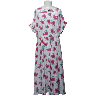 Dress (White, Pink, Green) from Leslie Fay