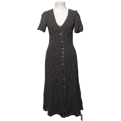 Maxi dress (Black, White) from Reformation Viscose