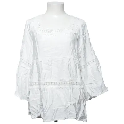 Blouse (Blanc) de Emery Rose Polyamide, Viscose