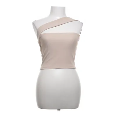 Halter neck top (Beige) from Chiquelle Elastane, Polyester