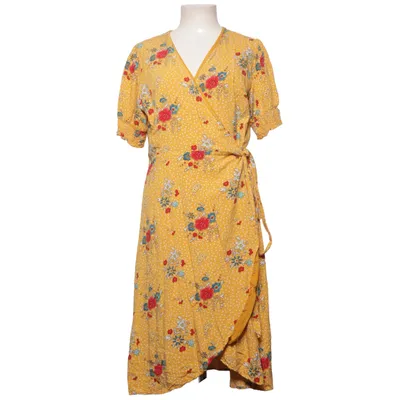 Robe portefeuille (Jaune, Multicolore) de Joanie Coton, Viscose