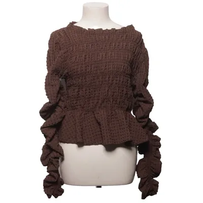 Blouse (Brown) from Notes du Nord Elastane, Polyester
