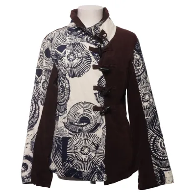 Duffle coat (Brown, White, Blue) from Coline Cotton, Polyester