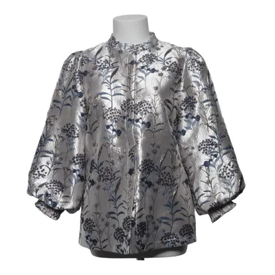 Blus (Blå, Grå, Flerfärgad) från Bruuns Bazaar Bomull, Metallfiber, Polyester, Viskos