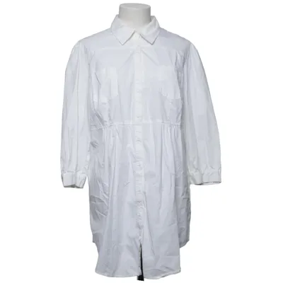 Robe chemise (Blanc) de Kombi Mode Coton, Élasthane