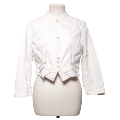 Denim jacket (White) from Noa Noa Cotton, Elastane