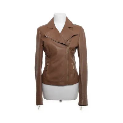 Biker jacket (Brown) from Phard Cotton, Polyester, Leather