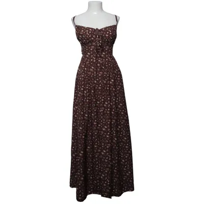 Maxikjole (Brun, Flerfarvet) fra L&S Elastan, Polyester