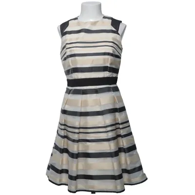 Jurk (Beige, Zwart, Wit) van Little Mistress Elastaan, Polyester
