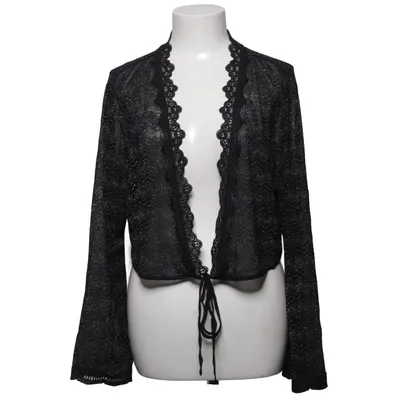 Bolero (Svart) från Zizzi Elastan, Metallfiber, Polyamid