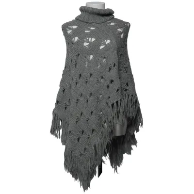 Poncho (Grå) från French Connection Akryl, Alpackaull