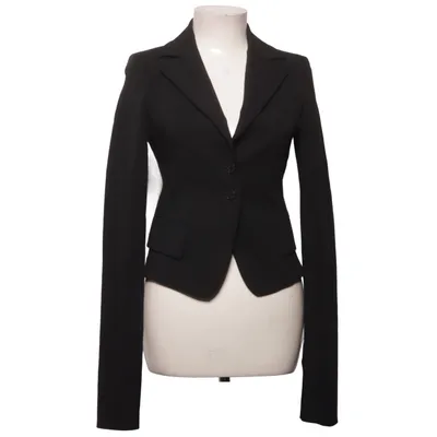 Blazer (Noir) de Patrizia Pepe Acétate, Élasthane, Polyamide, Polyester, Laine
