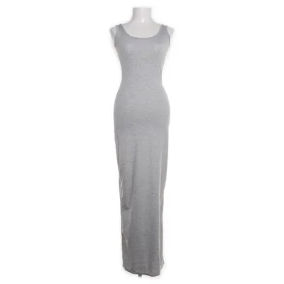 Maxi dress (Gray) from Boohoo Elastane, Viscose
