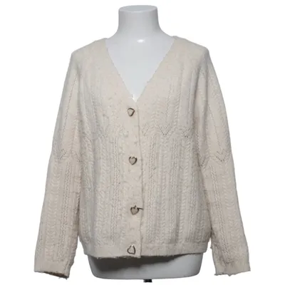 Cardigan (Beige) de May Acrylique, Élasthane, Polyamide