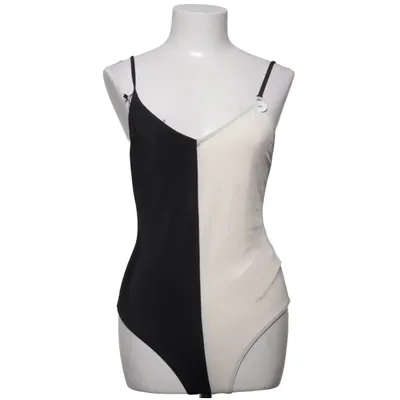 Badedragt (Sort, Beige) fra Monki Elastan, Polyester