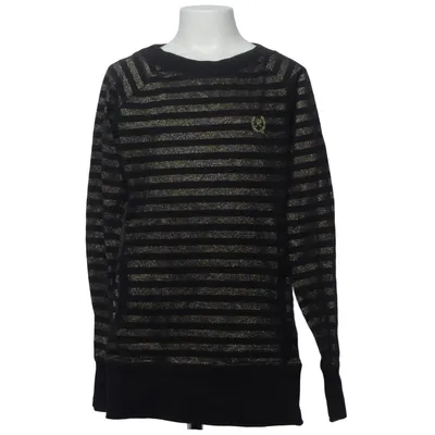 Pull-over (Noir, Or) de Heart Quake Coton, Élasthane