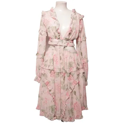 Robe (Rose, Vert) Polyester