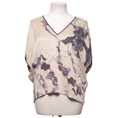 Topp (Beige, Flerfärgad) från Demoy Elastan, Silke