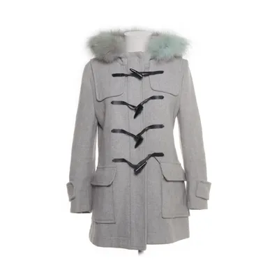Duffle coat (Gris) de Snidel Fourrure de renard, Nylon, Polyester