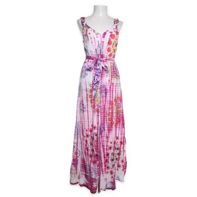 Dress (Pink, White, Multicolored) from Desigual Modal, Viscose, Cotton