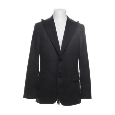 Smokingkavaj (Grå) från Oscar Jacobson Elastan, Silke, Ull