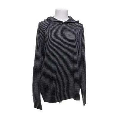 Sweat à capuche (Noir, Blanc) de Vince Lin, Laine