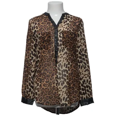 Blouse (Brown, Black) from Angela Polyester