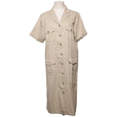 Shirt dress (Beige) from Spader Dam Cotton