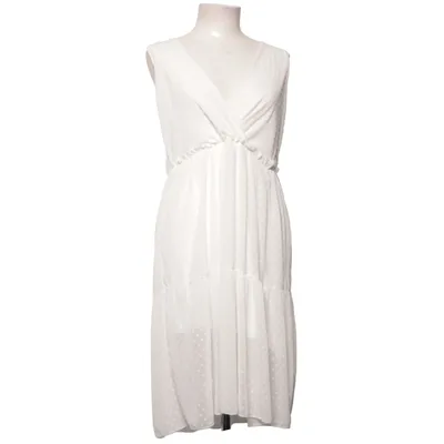Jurk (Wit) van Hailys Elastaan, Polyester, Viscose