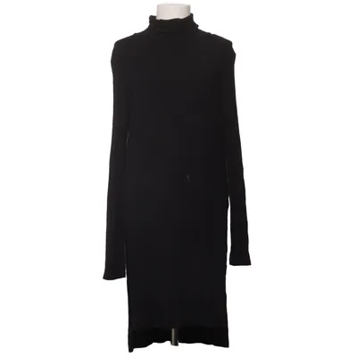 Jurk met col (Zwart) van MLY Elastaan, Viscose