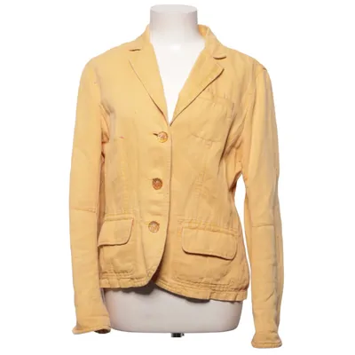 Blazer (Geel) van Prêt à Porter Katoen, Linnen, Polyester